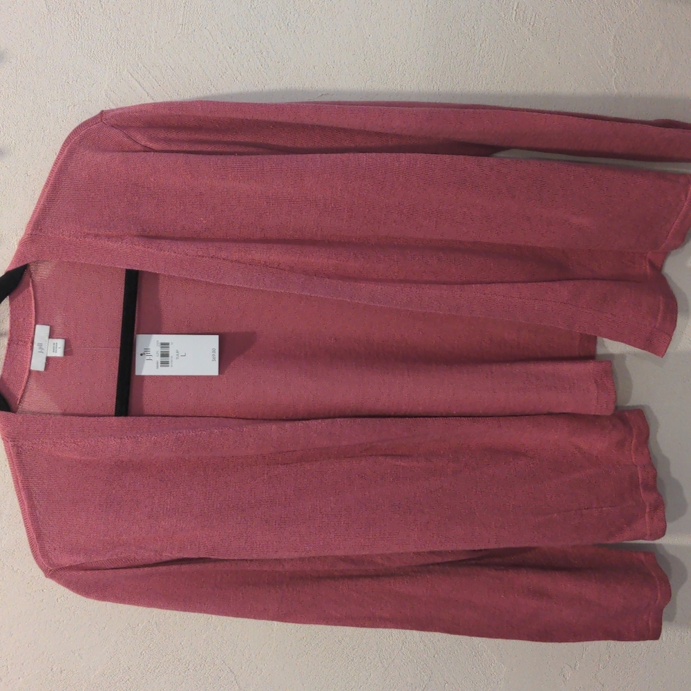 J Jill Linen and Cotton Spring Sweater Large